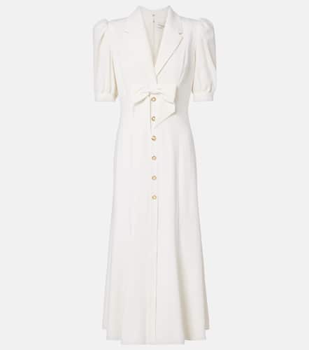 Wool-blend crepe midi dress - Alessandra Rich - Modalova