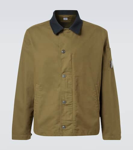 Lens cotton-blend overshirt - C.P. Company - Modalova