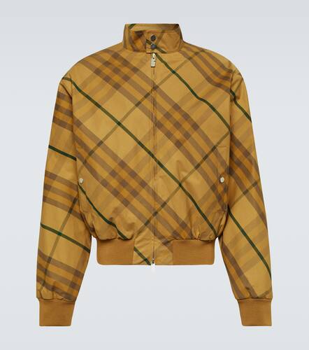 Check cotton twill bomber jacket - Burberry - Modalova