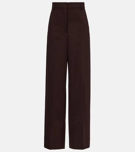 High-rise wool wide-leg pants - Stella McCartney - Modalova