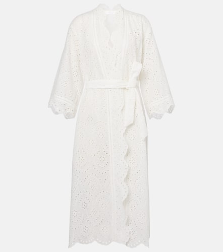 Aya broderie anglaise cotton beach cover-up - Poupette St Barth - Modalova