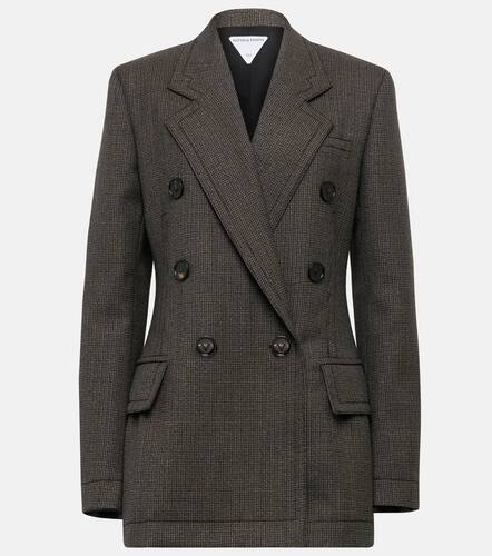 Houndstooth wool jacket - Bottega Veneta - Modalova