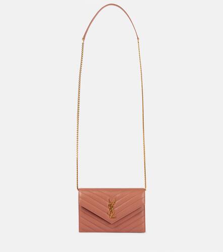 Cassandre matelasse leather wallet on chain - Saint Laurent - Modalova