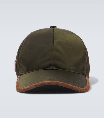 Re-Nylon suede-trimmed baseball cap - Prada - Modalova