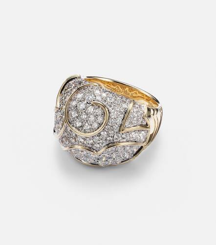 Onda Bombe 18kt ring with diamonds - Marina B - Modalova