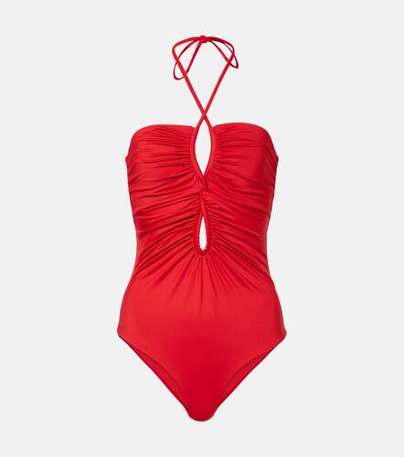 Coral Reef gathered swimsuit - Johanna Ortiz - Modalova