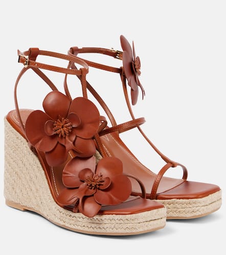 Sandales compenses Orchid 110 en cuir - Zimmermann - Modalova