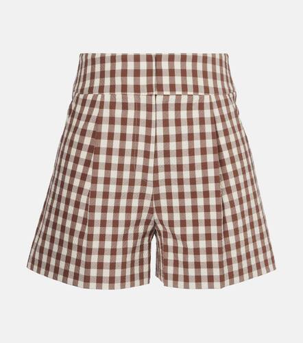Haina gingham seersucker shorts - Veronica Beard - Modalova