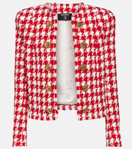 Balmain Houndstooth tweed jacket - Balmain - Modalova