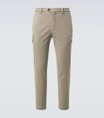 Cotton-blend slim pants - Brunello Cucinelli - Modalova