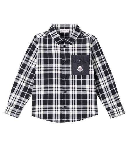 Chemise en coton  carreaux - Moncler Enfant - Modalova