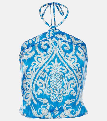 Isabelle printed halterneck top - Poupette St Barth - Modalova