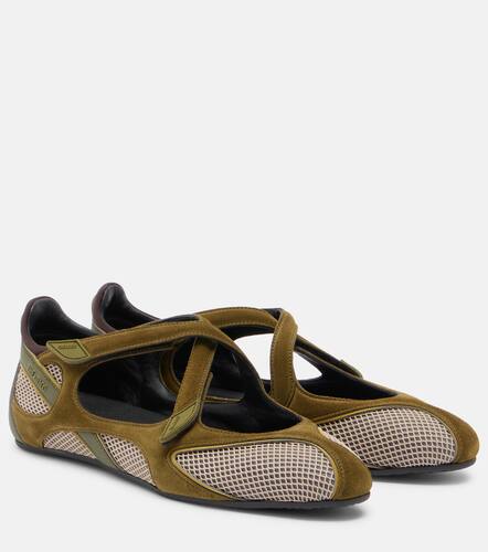 Ballerines Floor 01 en daim et rsille - The Attico - Modalova