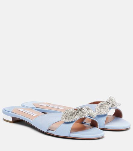 Very Bow Tie embellished flats - Aquazzura - Modalova