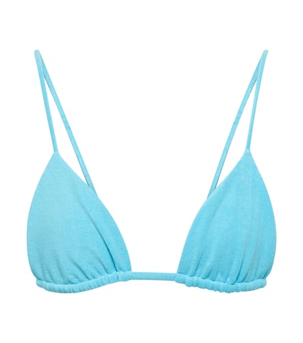 Via terry triangle bikini top - Jade Swim - Modalova