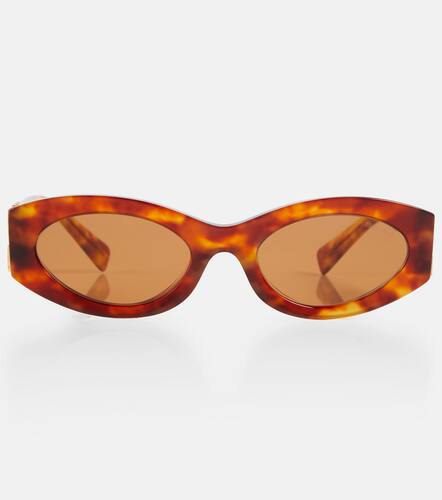 Miu Miu Glimpse oval sunglasses - Miu Miu - Modalova