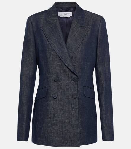 Double-breasted linen blazer - Gabriela Hearst - Modalova