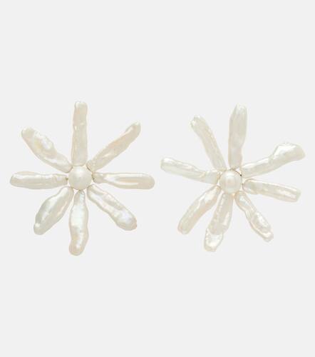 Earrings with freshwater pearls - Simone Rocha - Modalova