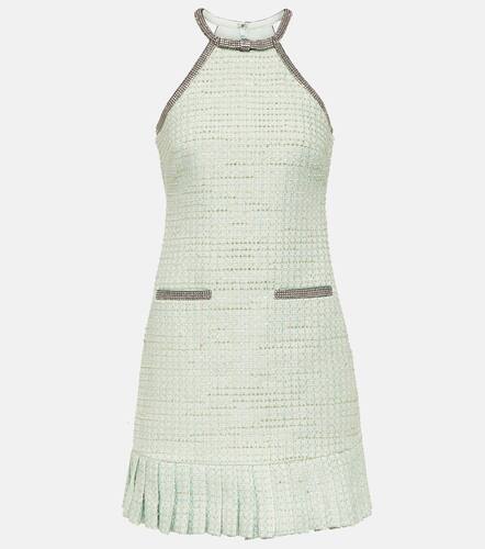 Crystal-embellished boucle minidress - Self-Portrait - Modalova