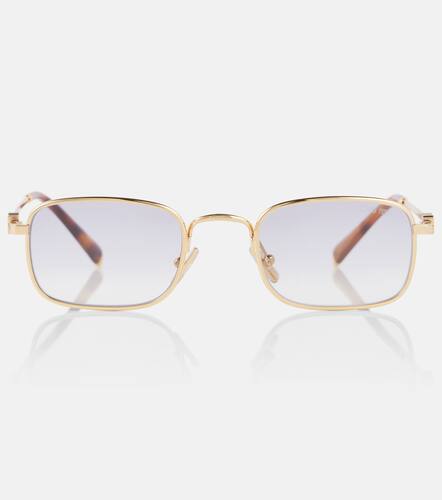 Miu Miu Logo rectangular sunglasses - Miu Miu - Modalova