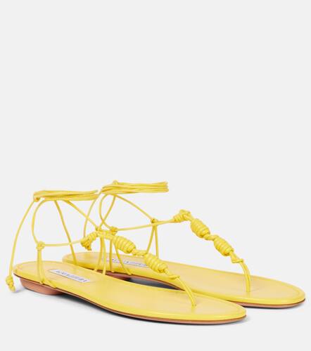 Sandali infradito Oaxaca in pelle - Aquazzura - Modalova