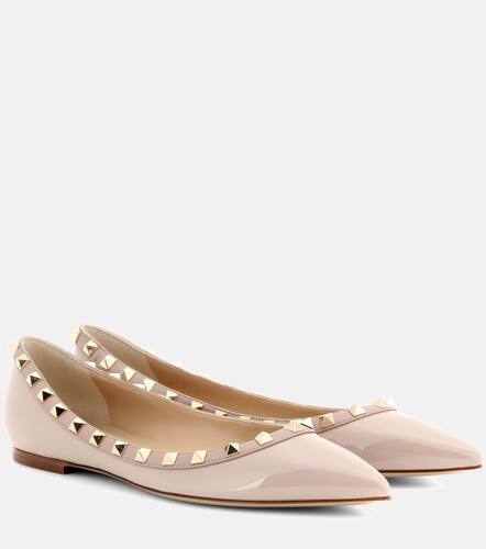 Rockstud patent leather ballet flats - Valentino Garavani - Modalova