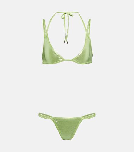 The Attico Halterneck bikini top - The Attico - Modalova