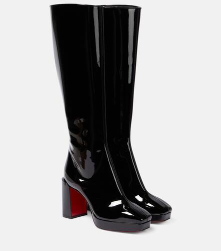 Alleo 90 patent leather knee-high boots - Christian Louboutin - Modalova