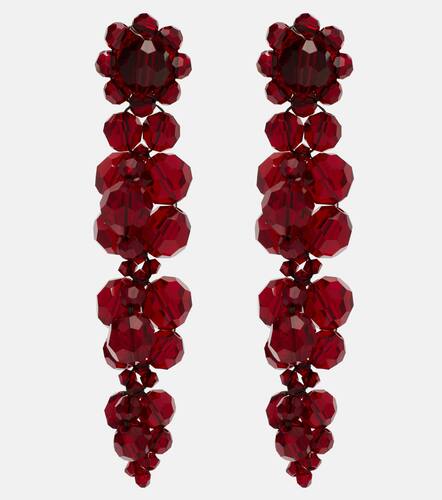 Drip crystal-embellished drop earrings - Simone Rocha - Modalova