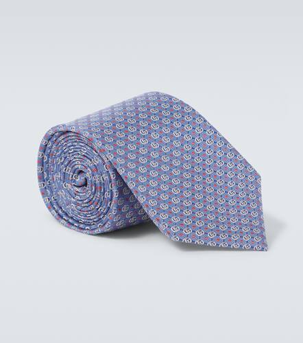 Corbata de jacquard de seda con GG - Gucci - Modalova