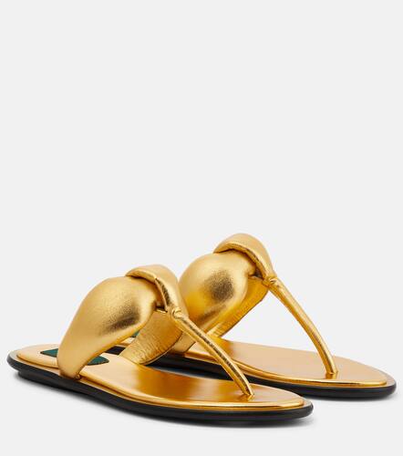 Sandali infradito in pelle metallizzata - Pucci - Modalova