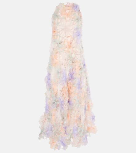Air-Whirl floral-applique maxi dress - Susan Fang - Modalova