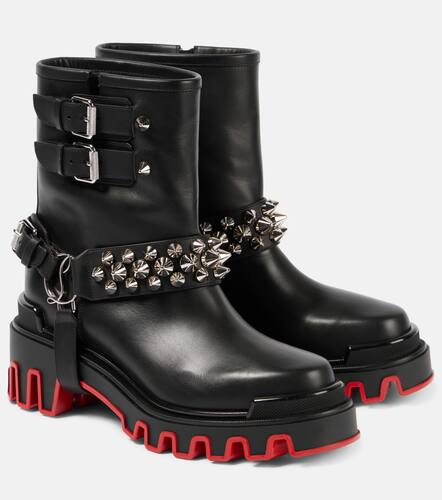 Dune Bike leather ankle boots - Christian Louboutin - Modalova
