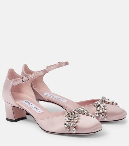 Escarpins Verity 45 en satin  ornements - Jimmy Choo - Modalova
