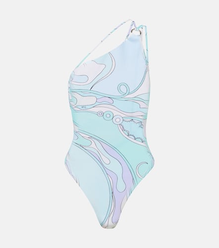 Orchidee one-shoulder swimsuit - Pucci - Modalova