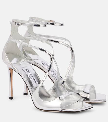 Sandales Azia 95 en cuir mtallis - Jimmy Choo - Modalova