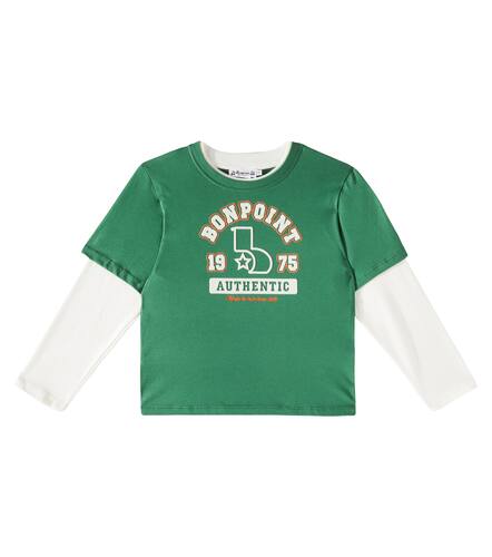 Goran printed colorblocked cotton T-shirt - Bonpoint - Modalova