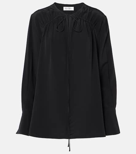Silk tie-neck blouse - Victoria Beckham - Modalova