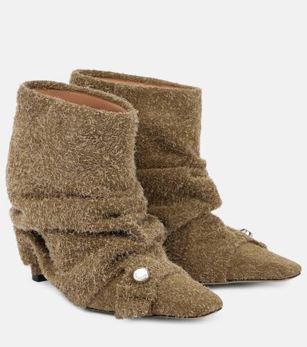 The Attico Bottines Juno 95 en daim - The Attico - Modalova