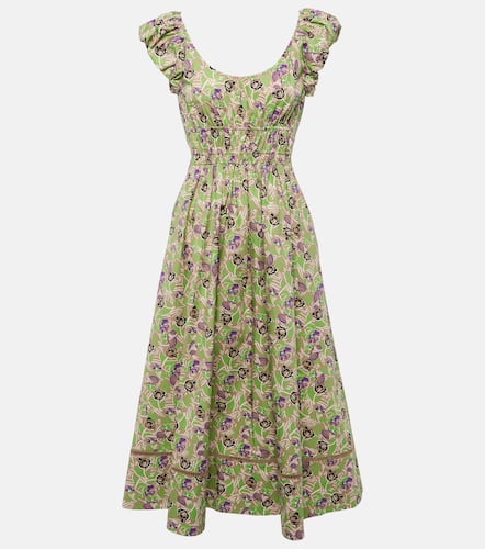 Tory Burch Floral cotton midi dress - Tory Burch - Modalova