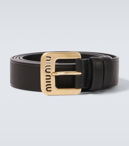 Miu Miu Logo leather belt - Miu Miu - Modalova