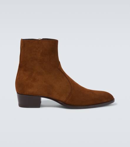 Wyatt suede ankle boots - Saint Laurent - Modalova