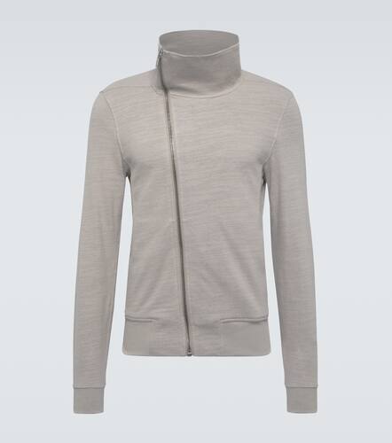 Asymmetric cotton sweatshirt jersey - Rick Owens - Modalova