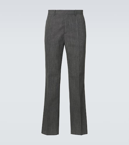 Pantalon droit en laine vierge  carreaux - Jil Sander - Modalova