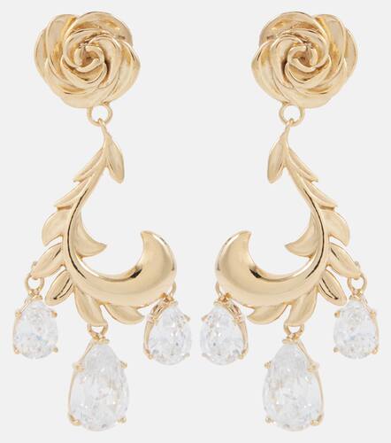 Rosebud -plated drop earrings - Magda Butrym - Modalova