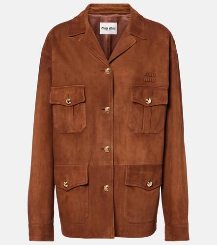 Miu Miu Suede jacket - Miu Miu - Modalova