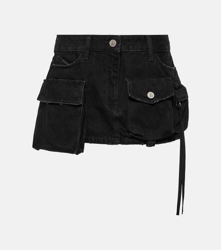Low-rise cargo denim miniskirt - The Attico - Modalova