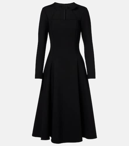 Cutout wool-blend cocktail dress - Oscar de la Renta - Modalova