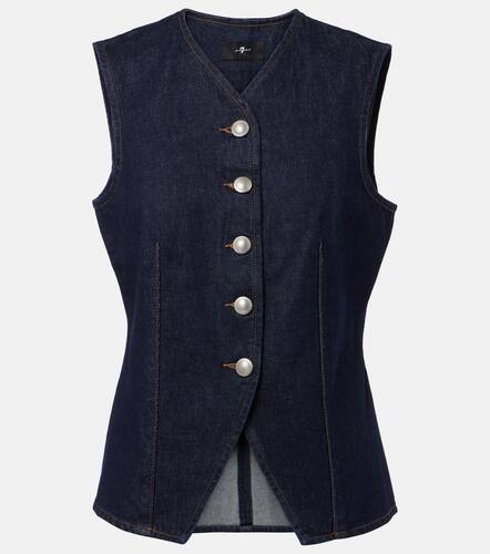 For All Mankind Lady denim vest - 7 For All Mankind - Modalova