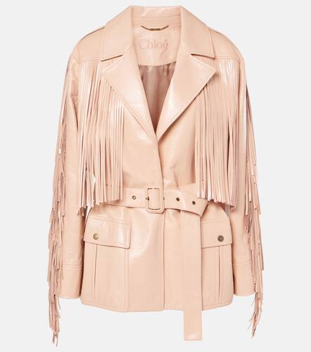 Chloe Fringed leather jacket - Chloe - Modalova